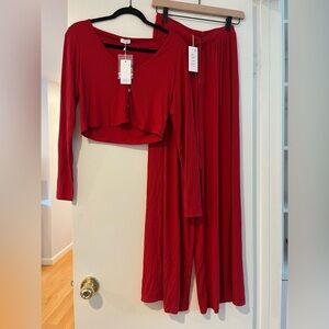 CUUP Vibrant Red Women's Set